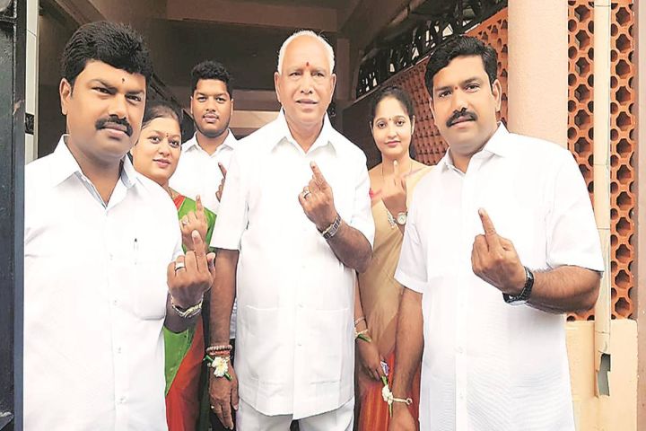 The political scene in Karnataka has heated up as the ruling BJP government has decided to field Chief Minister B.S. Yediyurappa’s son, Vijayendra,