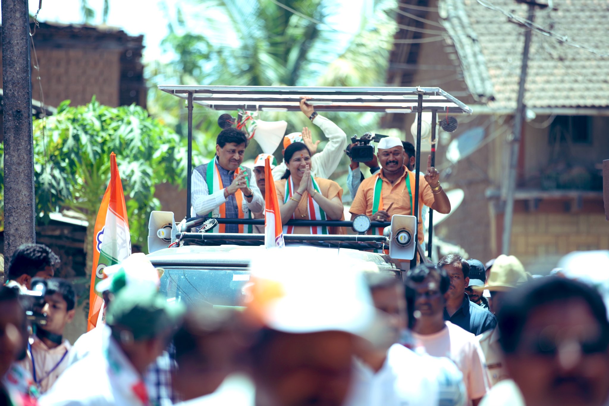 “Congress Rally in Garalgunji Draws Massive Support against Rising Prices of Essential Commodities”